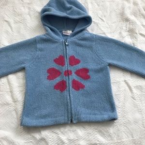 Thick sweater unique design.